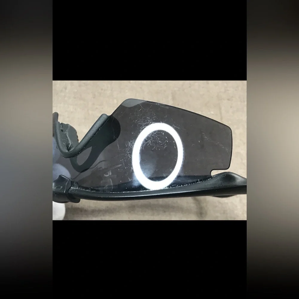 Made in USA Oakley M Frame Z87 Black Wrap Around Sunglasses